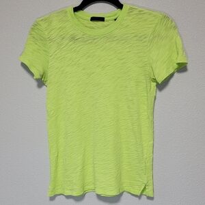 ATM Cotton t-shirt chartreuse color
